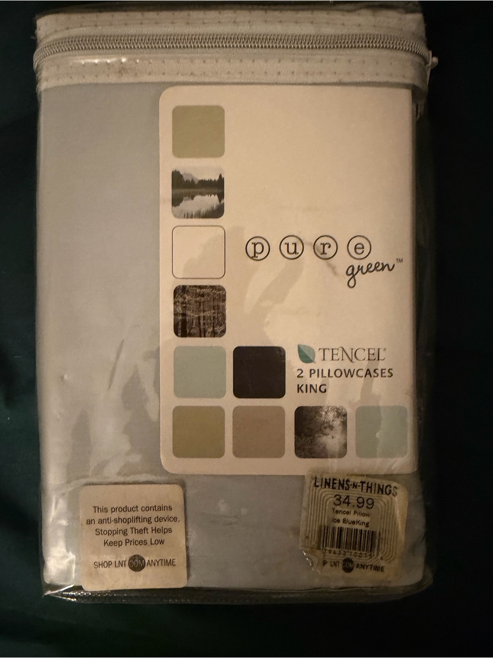 TENCEL King Pillowcases - Light Blue (2 Pack)